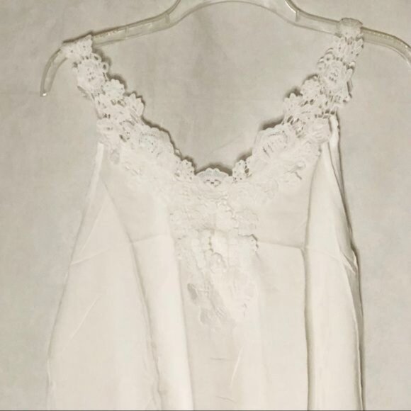 shirt thin silky lace sheer high low sheer medium 26 height new READ - Picture 3 of 8